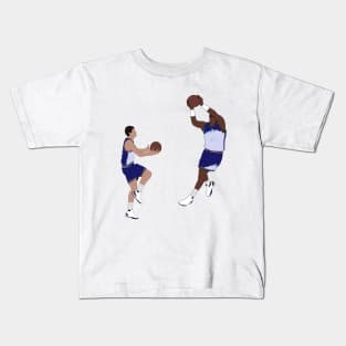 John Stockton Alley Oop To Karl Malone Kids T-Shirt